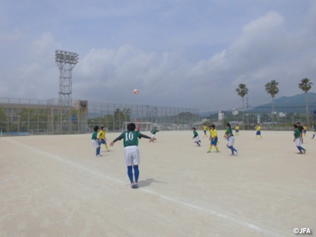 JFAレディース／ガールズサッカーフェスティバル　長崎県の佐世保に、約240人が参加！