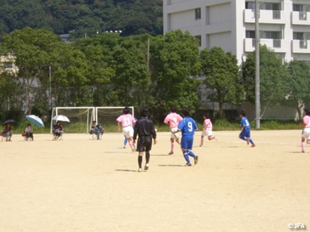 JFAレディースサッカーフェスティバル　長崎県の長崎会場に、約270人が参加！