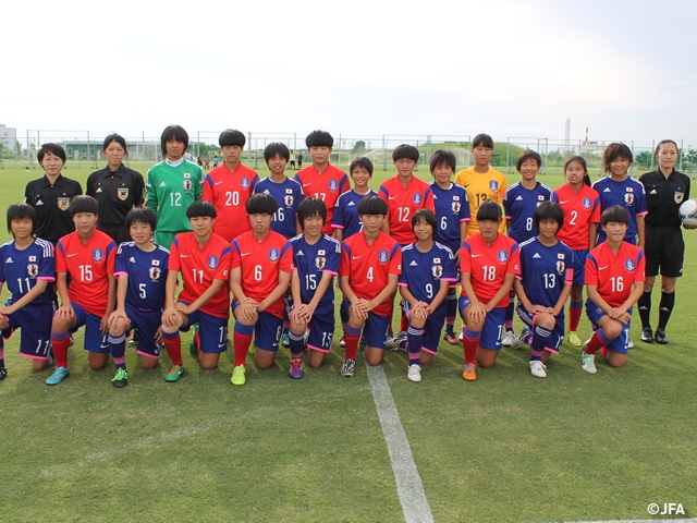 JFAエリートプログラム 女子U-14 トレーニングキャンプ U-14韓国女子代表と対戦