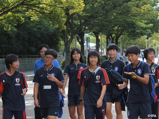 JFAエリートプログラム 女子U-14 トレーニングキャンプ 活動レポート(9/14)
