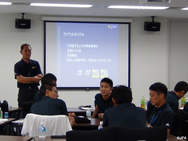 The third training session for J.League Division 1 and 2 referees in 2014