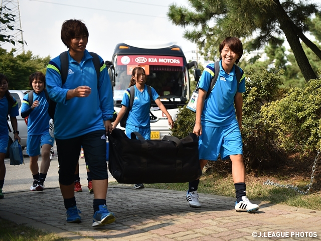 Nadeshiko Japan prepare for Chinese Taipei match in 17th Asian Games Incheon 2014 (9/20)