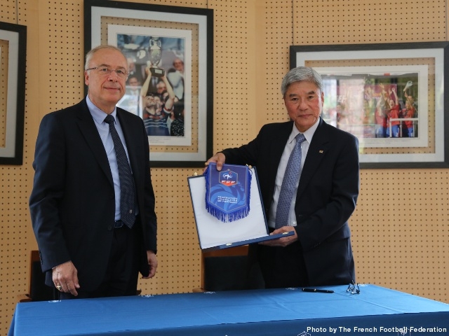 JFA strengthens ties with French Football Federation