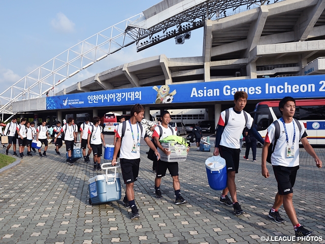 U-21日本代表　第17回アジア競技大会（2014／仁川）　活動レポート（9/27）