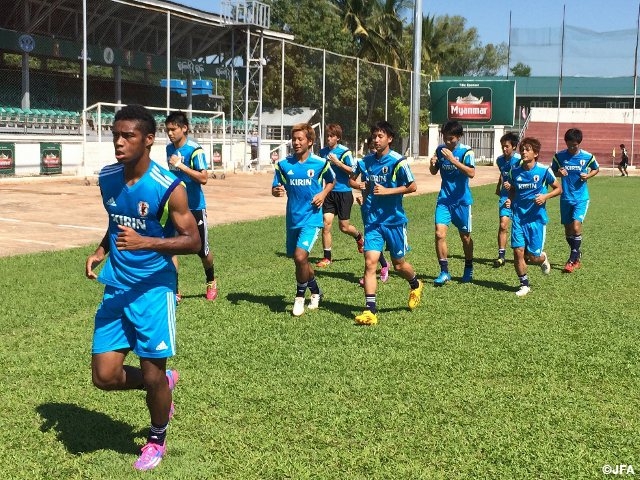 U-19 Japan National Team activity report at 2014 AFC U-19 Championship in Myanmar (5 Oct)