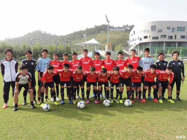 JFA Elite Programme U-14 Korea tour – JOC Japan Korea Joint Sports Project for enhancing playing skills