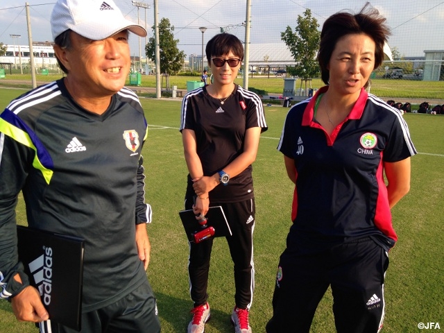 中国サッカー協会指導者が日本の女子サッカーを視察