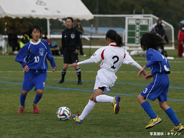 キヤノン ガールズ・エイト　～JFA東北ガールズ・エイト(U-12)サッカー大会～ 1日目終了