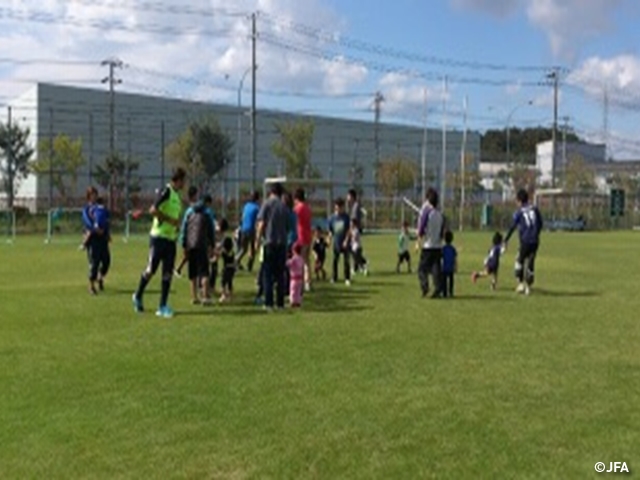 JFAキッズサッカーフェスティバル　宮城県の大和町ダイナヒルズに、約210人が参加！
