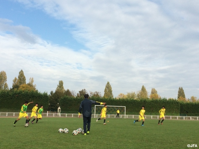 U-15 Japan National Team activity report at U-16 International Friendly Tournament in Val-de-Marne 2014 (29 Oct)