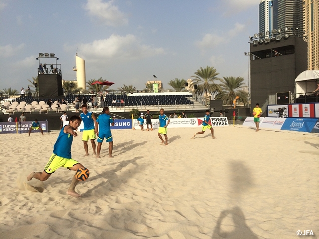 Japan beach football team fall short to host UAE in Intercontinental Cup