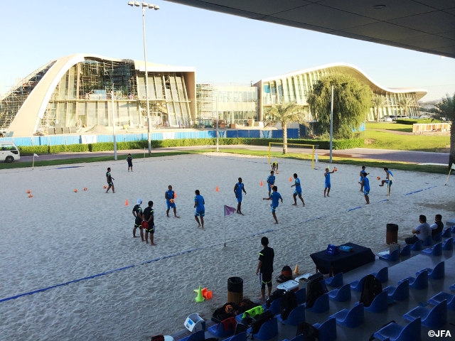 Beach Soccer Japan National Team continue training in Dubai for Asian Beach Games
