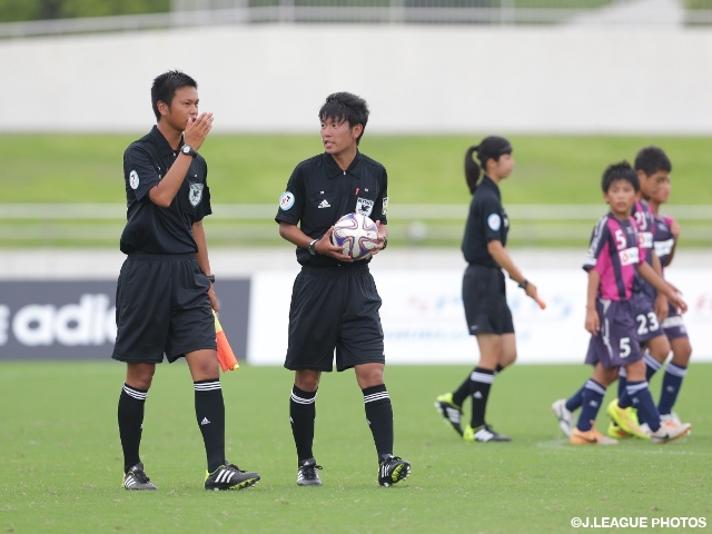 ナショナルトレセンU-14 地域対抗戦をユース審判員が担当