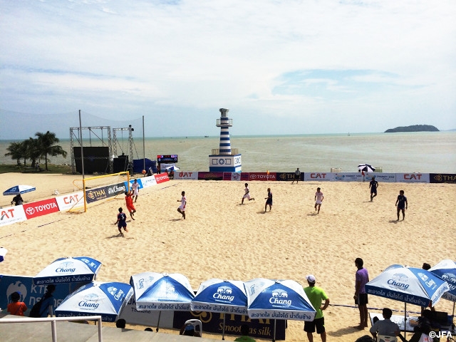 Japan beach soccer squad advance to Asia Beach Games semis with rout over China