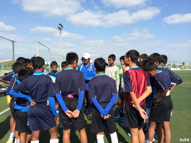 U-14 Cambodia national team hold training camp in Osaka