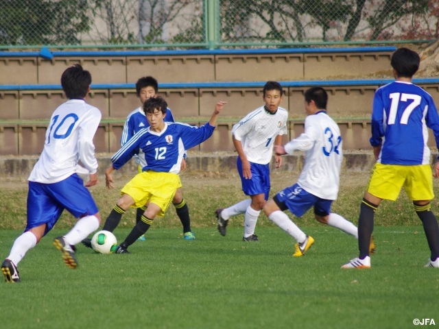 JFAエリートプログラムU-14 トレーニングキャンプ　トレーニングマッチ結果	