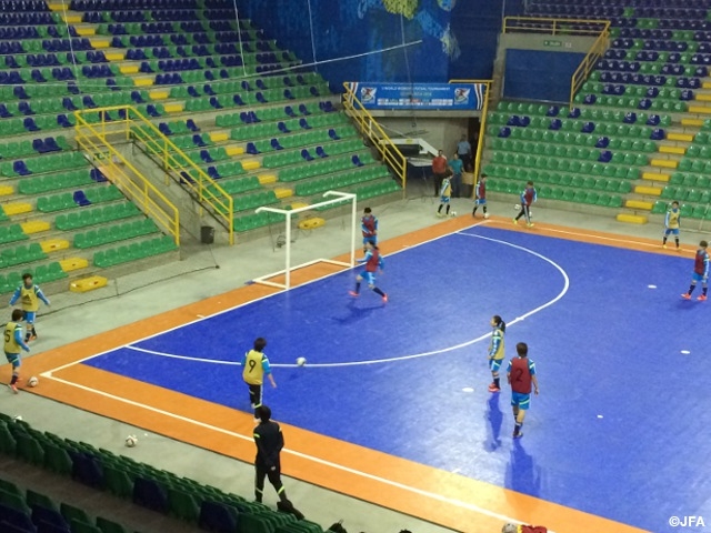 Japan women’s futsal national  team’s activity report from the Women's Futsal World Tournament (9 Dec)