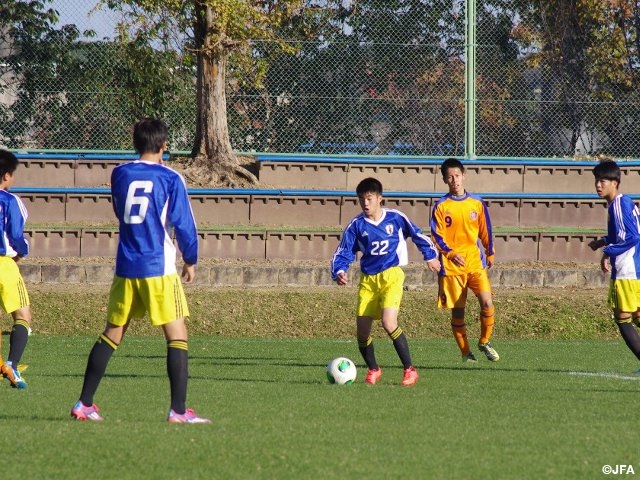2nd training match in JFA Elite U-14 Training Camp