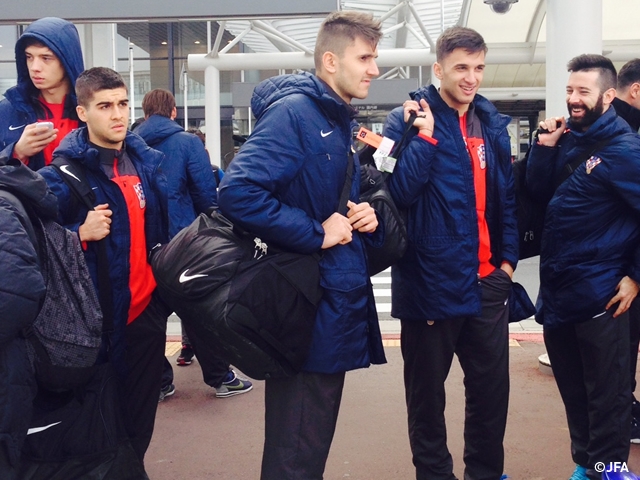 Croatia arrive in Japan for international futsal friendlies