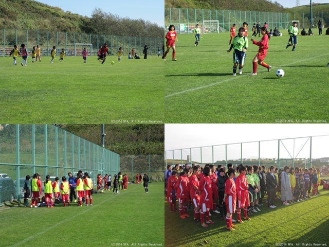 JFAレディース／ガールズサッカーフェスティバル　愛媛県東温市のエヒメフットサルコートジョイグリーンに、約130人が参加！