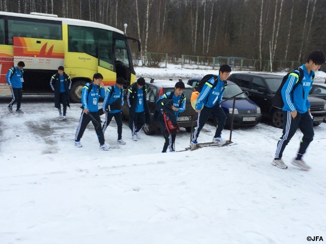 Japan Under-18 squad prepare for Russia game