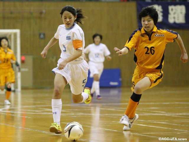 十文字中学校が5代目女王に輝く 第5回全日本女子ユース（U-15）フットサル大会