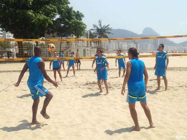 Beach Soccer Japan National Team activity report from South America tour (14 Jan)