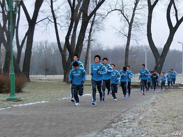 U-17 Japan National Team Belarus Tour 2015 activity report (1/16)