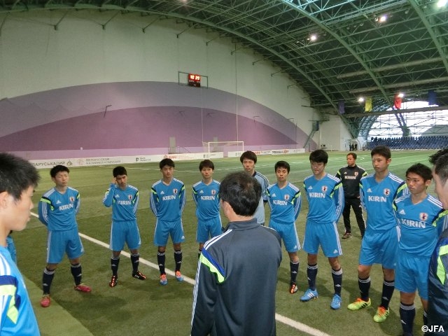 U-17 Japan National Team Belarus Tour 2015 activity report (1/19)