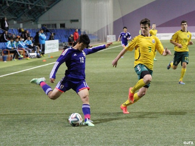 U-17日本代表　第11回国際ユーストーナメント（U‐17）Inミンスク2015 グループリーグ第2戦vs リトアニア 代表