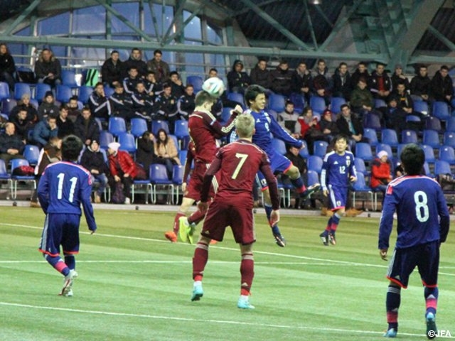 U-17 Japan National Team’s third match in group stage against Russia national team - the 11th International Youth Tournament (U-17) in Minsk 2015