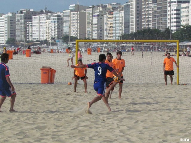 Beach Soccer Japan wrap up Brazil trip with four straight wins