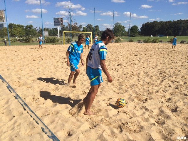 Beach soccer squad travel to Argentina, prepare for another match