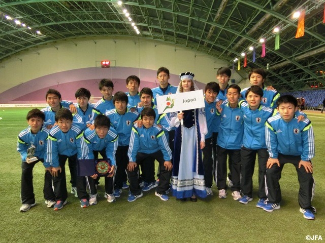 U-17 Japan National Team’s second match in runners-up league against Georgia national team in the 11th International Youth Tournament (U-17) in Minsk 2015