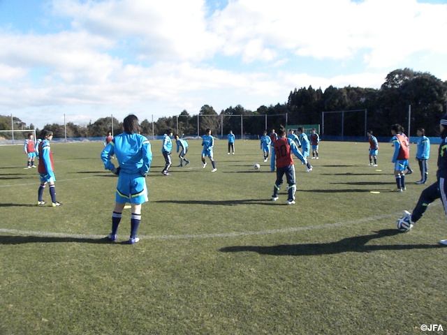 U-19日本女子代表候補　2月国内トレーニングキャンプ活動レポート（2/9）