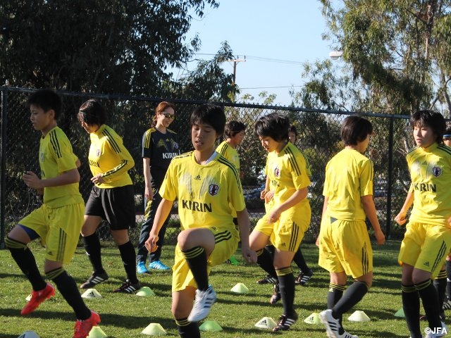 Third day of Japan U-16 Women's national team USA tour