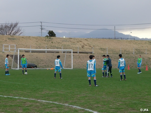 U-15 Japan National squad start eastern Japan training camp in preparation for FIFA U-17 World Cup 2017