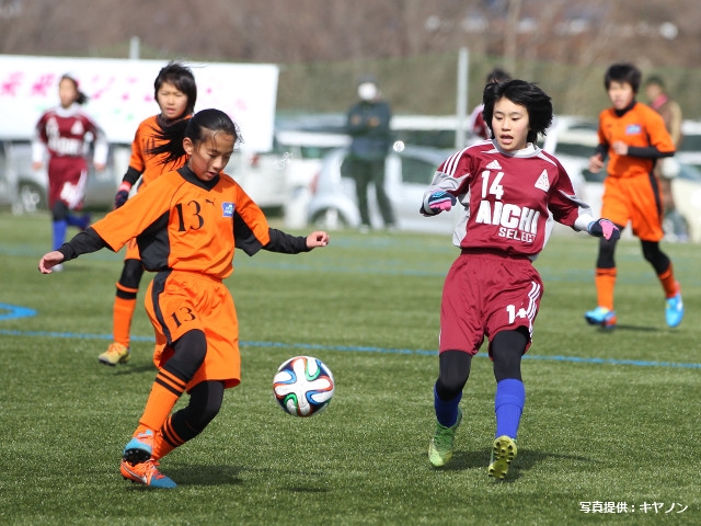 キヤノン ガールズ・エイト ～JFA東海ガールズ・エイト(U-12)サッカー大会～ 1日目終了