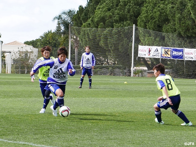 Nadeshiko Japan start training camp in Portugal