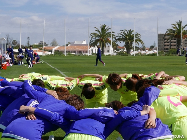 なでしこジャパン、アメリカ女子代表と練習試合を行う