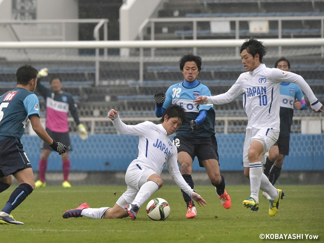 日本高校サッカー選抜　U-18Jリーグ選抜、横浜FCと対戦