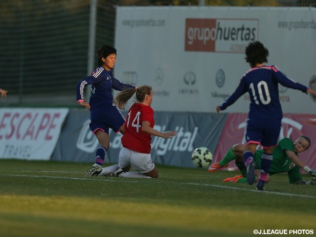 U-23日本女子代表　ラ・マンガ国際大会　第3戦ノルウェーに勝利を収める