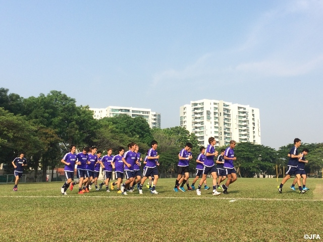 Report from U-22 Japan National Team for AFC U-23 Championship Qualifiers (RIO 2016 Asian Qualifiers Round 1) (3/18)