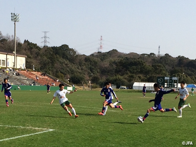 Report from U-17 Japan National Team at Sanix Cup International Youth Soccer Tournament 2015 (21 March)