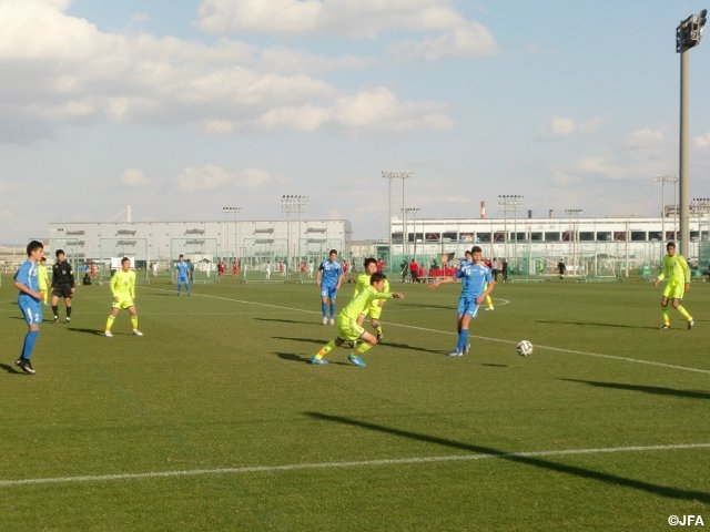 U-15 Japan national team win the first match of the Group League!