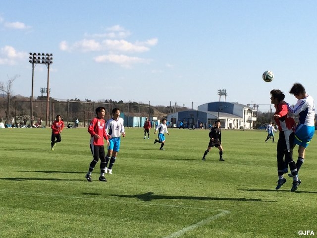 U-18 Japan shortlisted squad’s training camp - practice match report against Verspah OITA