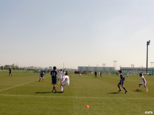 U-15日本代表　日本・中央アジア交流大会　グループリーグ第2戦　U-15イラン代表と対戦