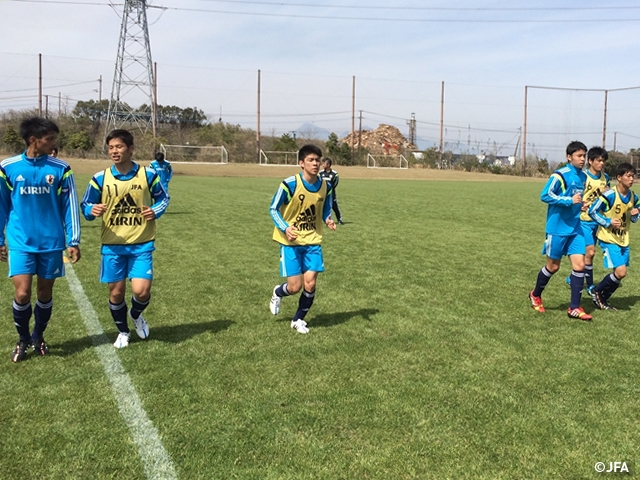 Japan U-18 team cherish training camp period (26 March-27 March)