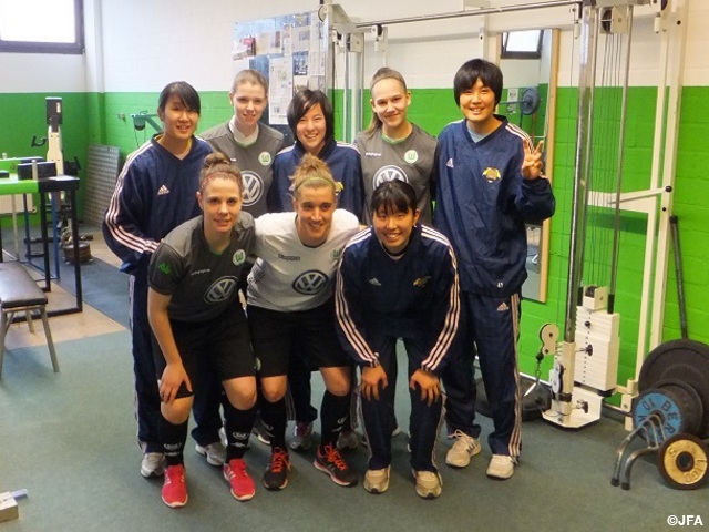 Players of JFA Academy Fukushima joined a European team for short-term training