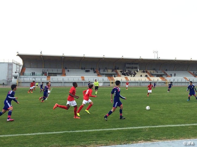 U-16 Japan National Team draw against U-16 England in the 12th Delle Nazioni Tournament